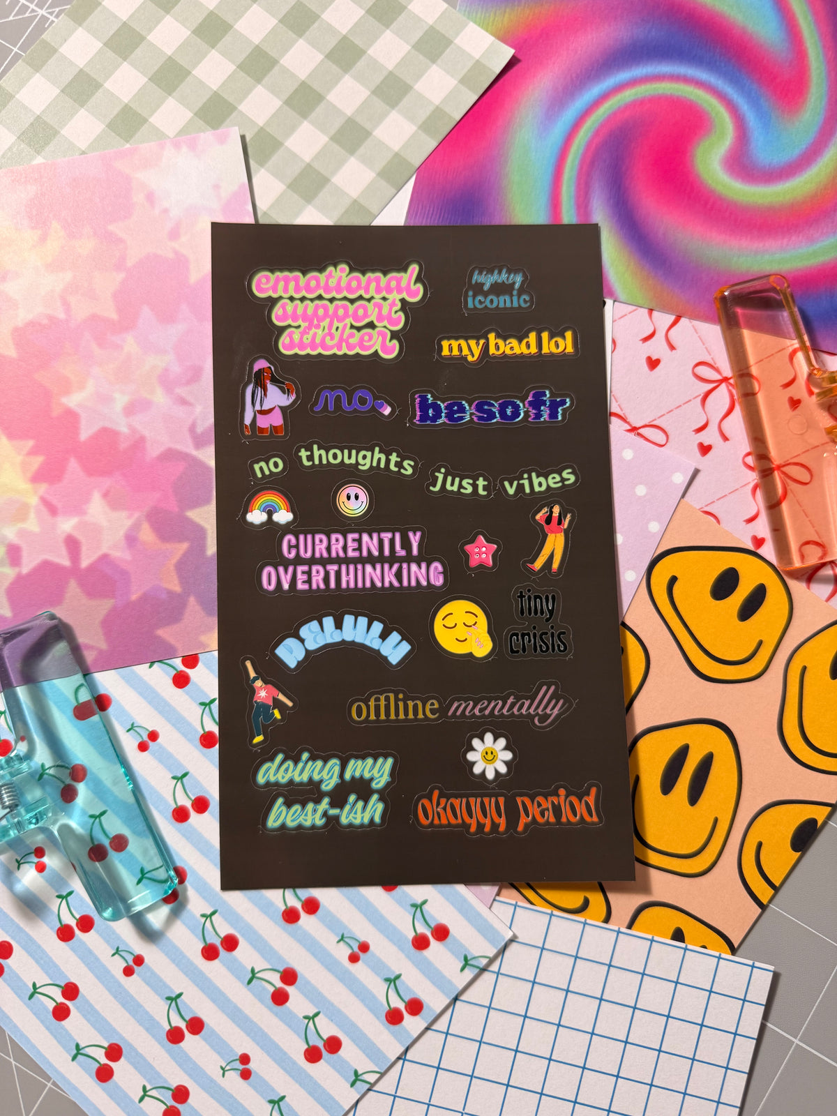 Cajita Paper Sticker Sheet