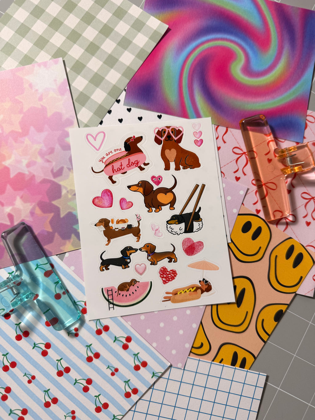 Cajita Paper Sticker Sheet