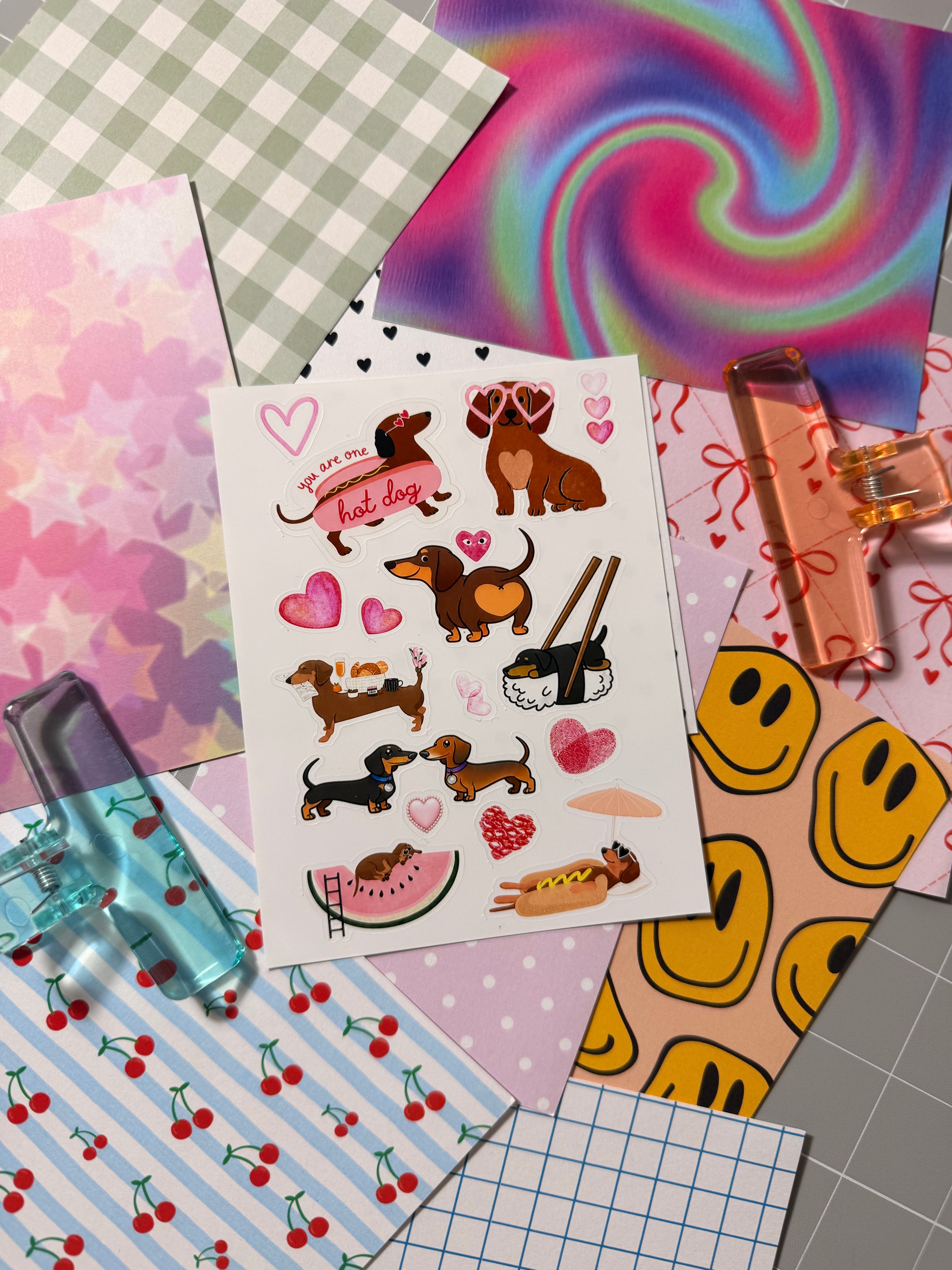 Cajita Paper Sticker Sheet