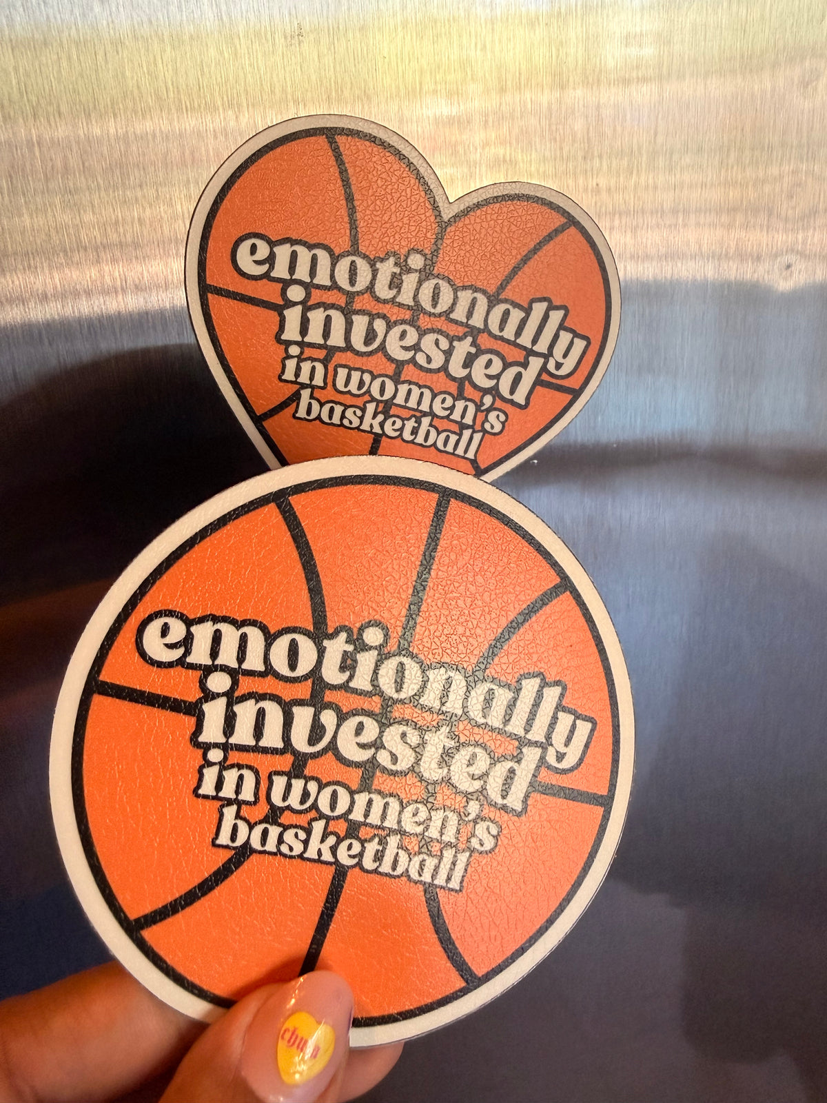 Emotionally Invested in Women’s Basketball | Sticker or Magnet