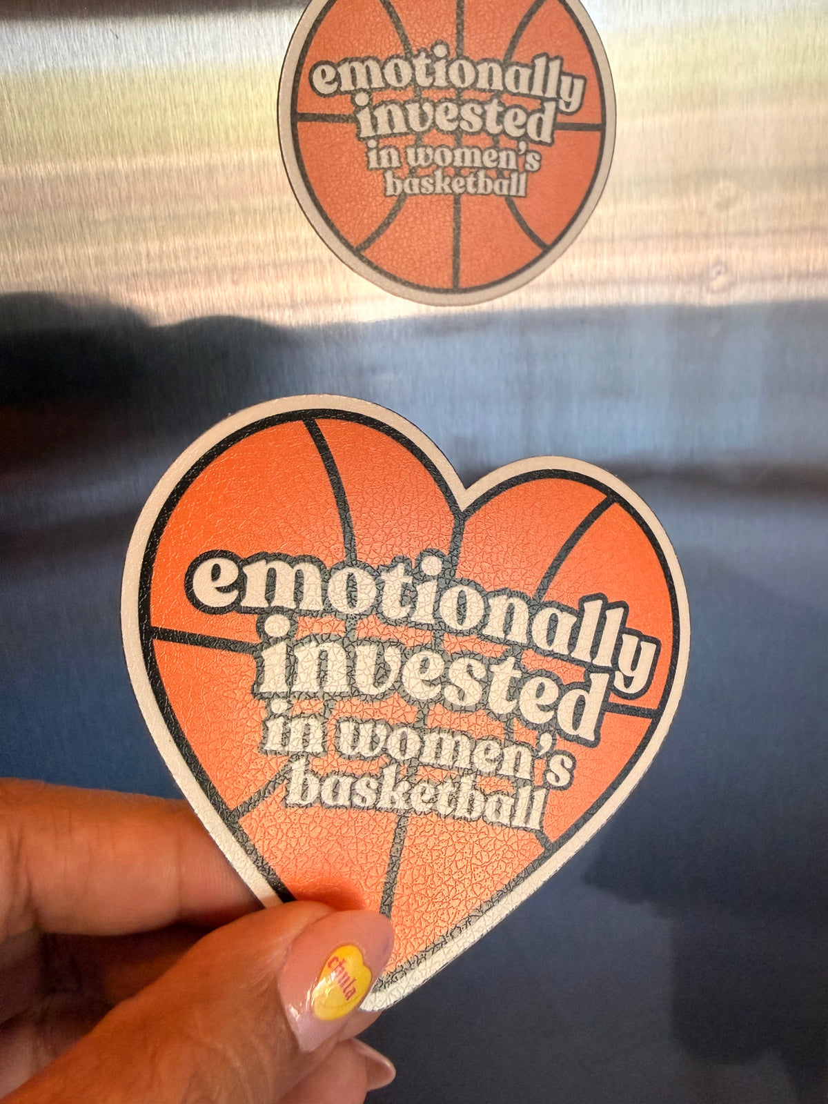 Emotionally Invested in Women’s Basketball | Sticker or Magnet
