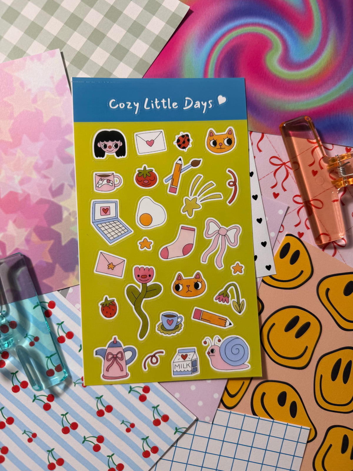 Cajita Paper Sticker Sheet