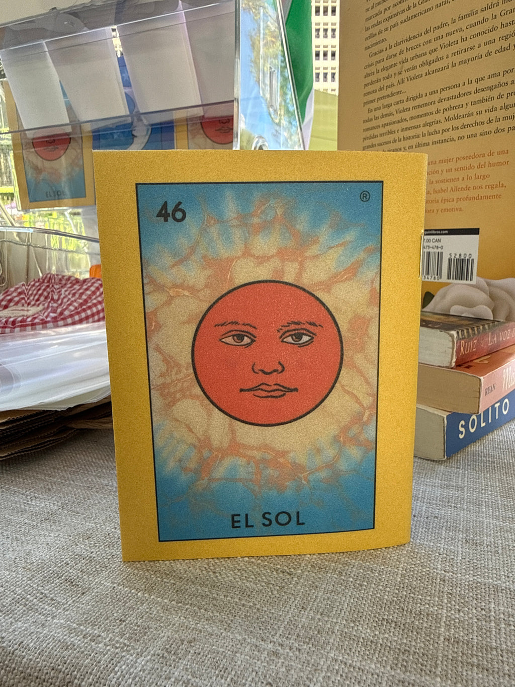 La Luna + El Sol Handmade Lotería Notebook