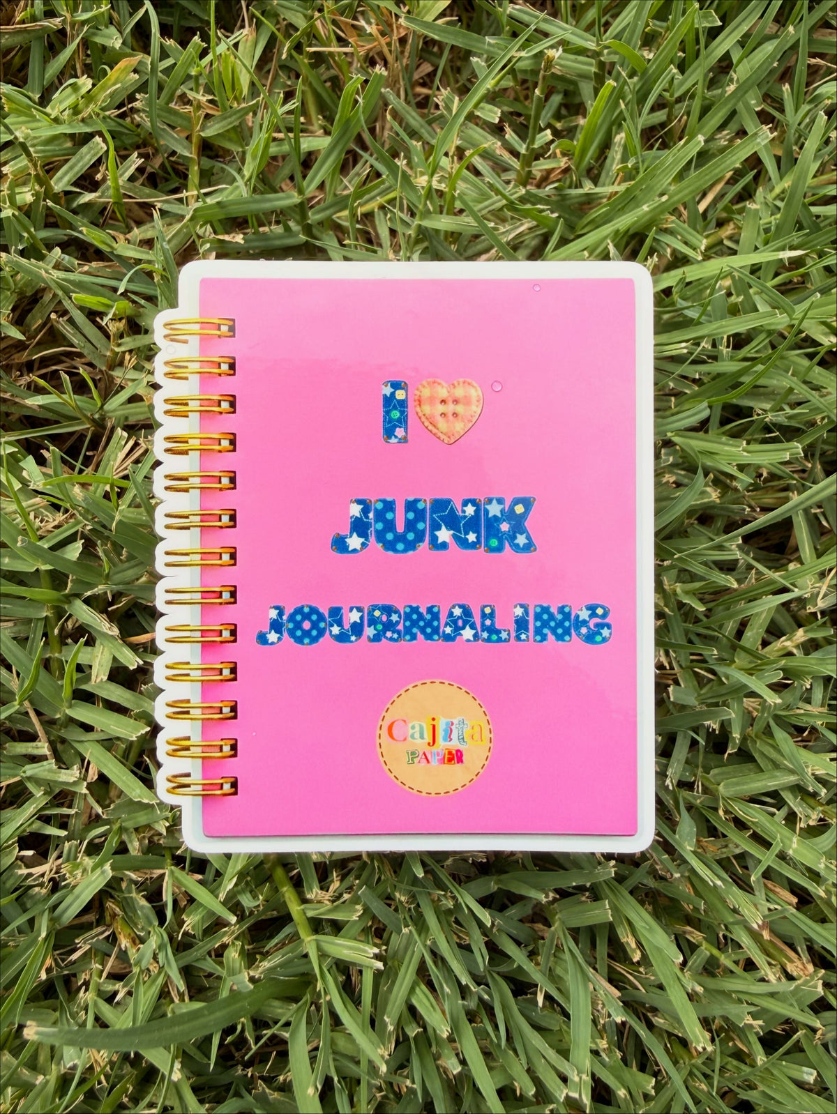 Die cut sticker - I <3 junk journaling