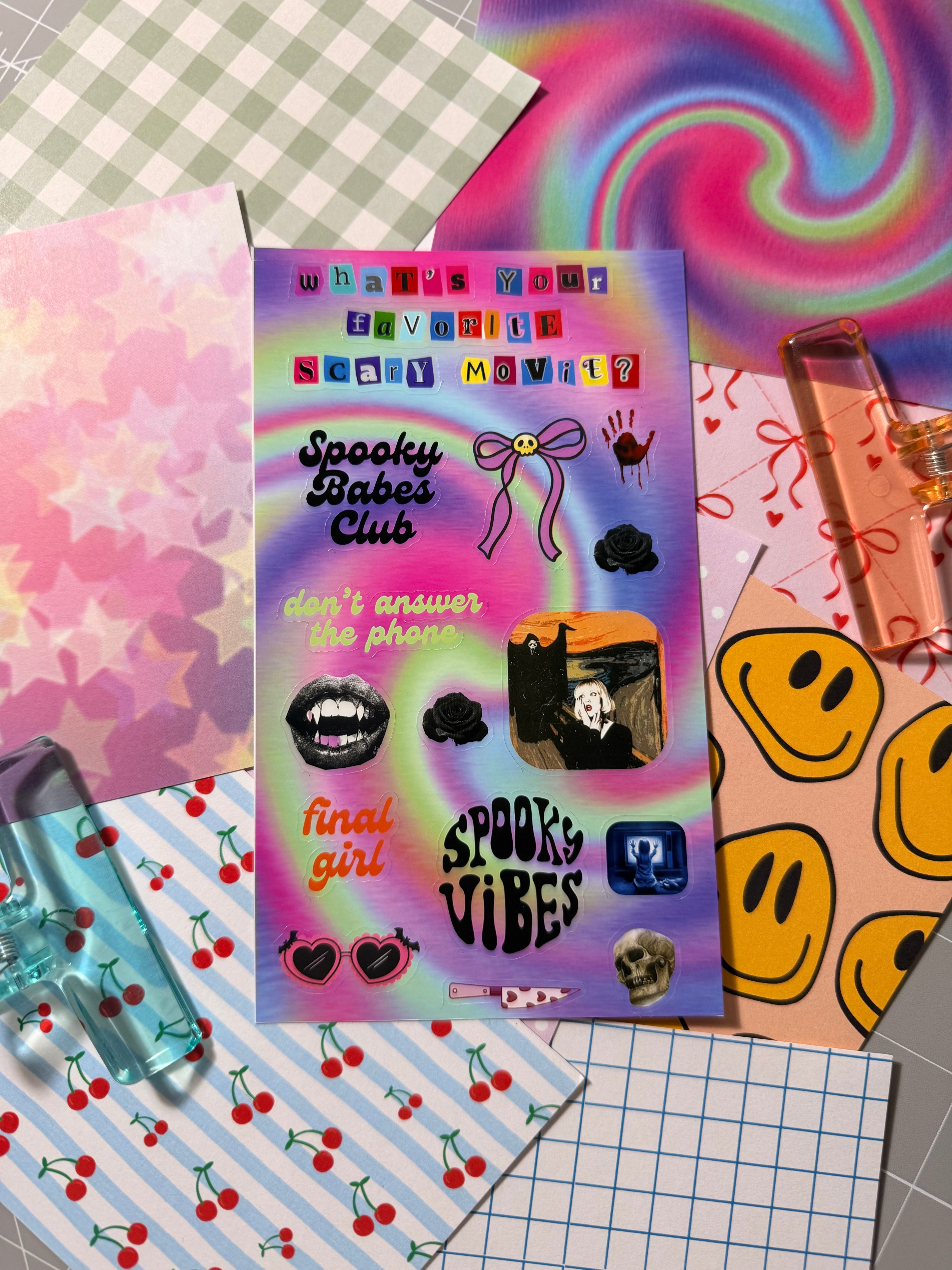 Cajita Paper Sticker Sheet