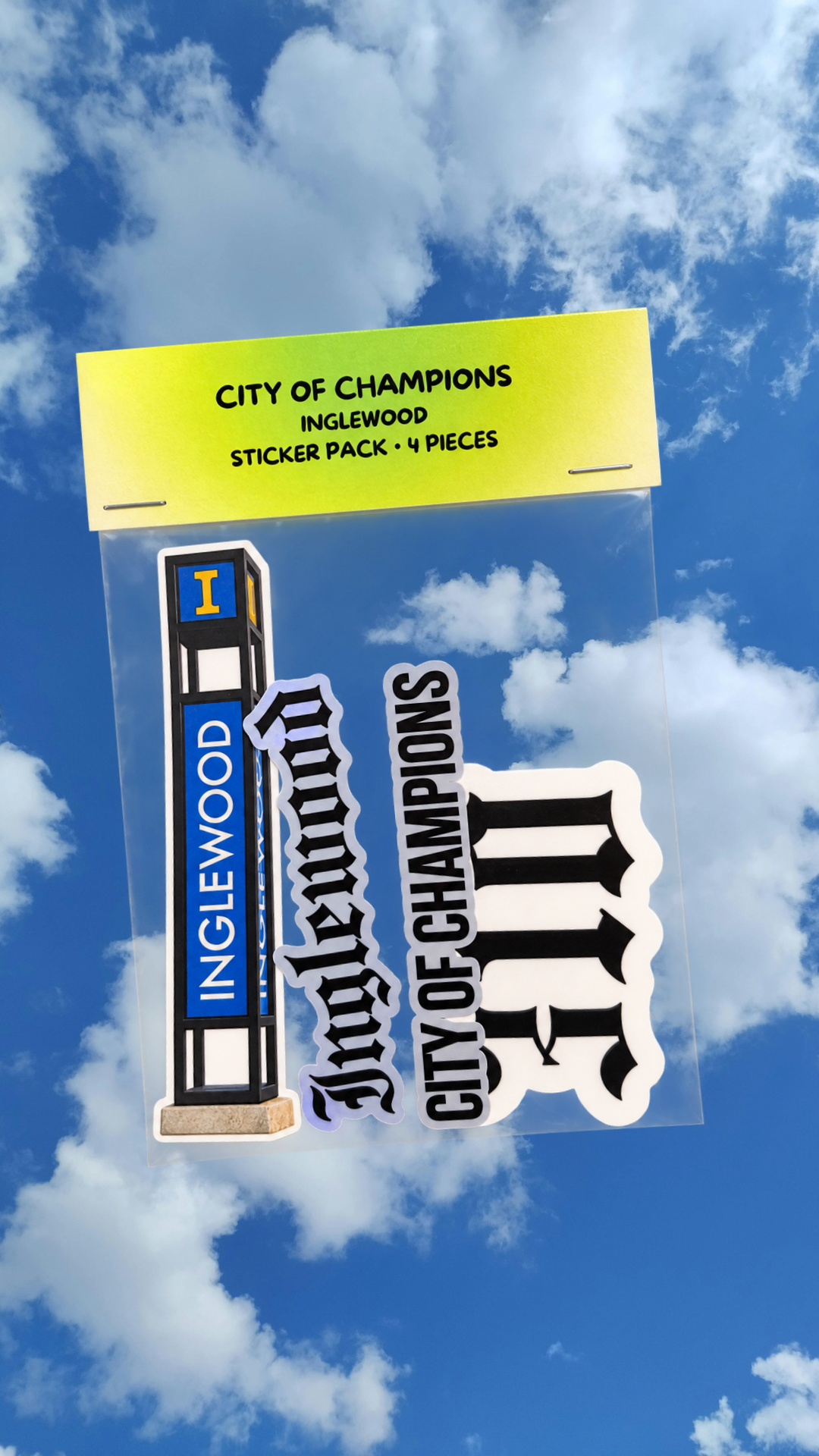 City of Champs Sticker Pack