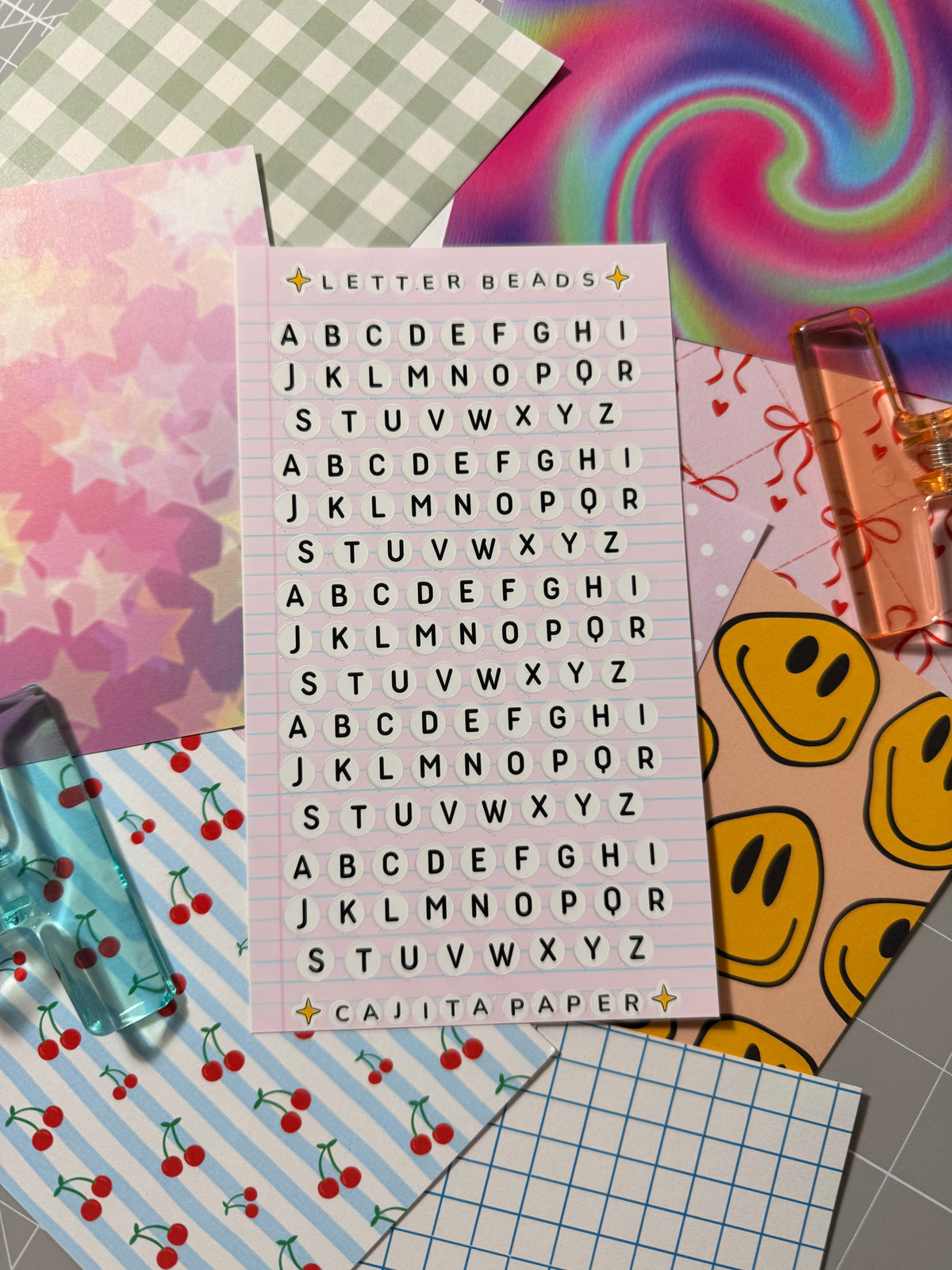 Cajita Paper Sticker Sheet