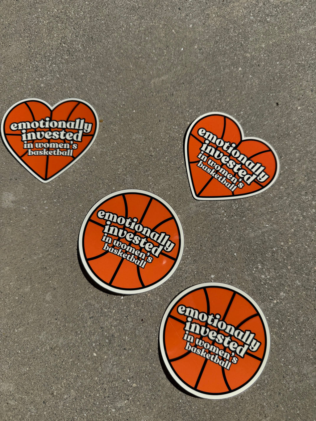 Emotionally Invested in Women’s Basketball | Sticker or Magnet