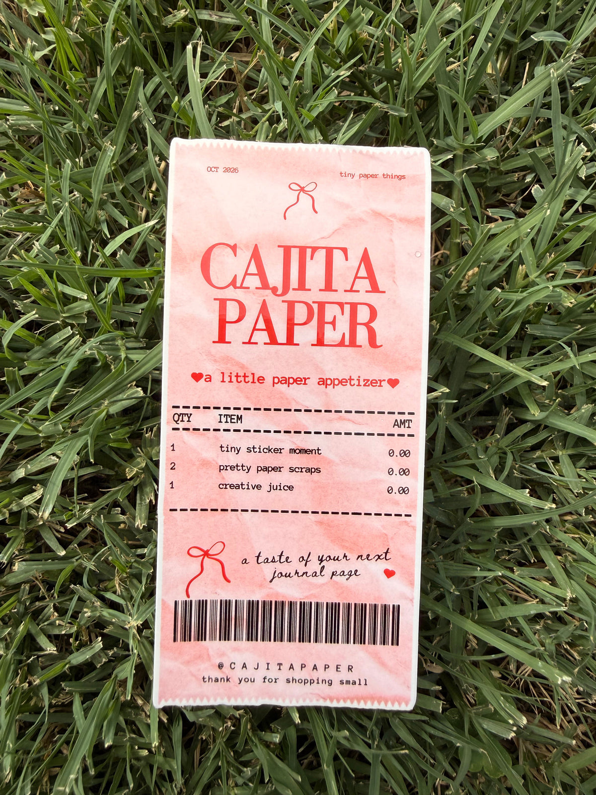 Die cut sticker - we got receipts
