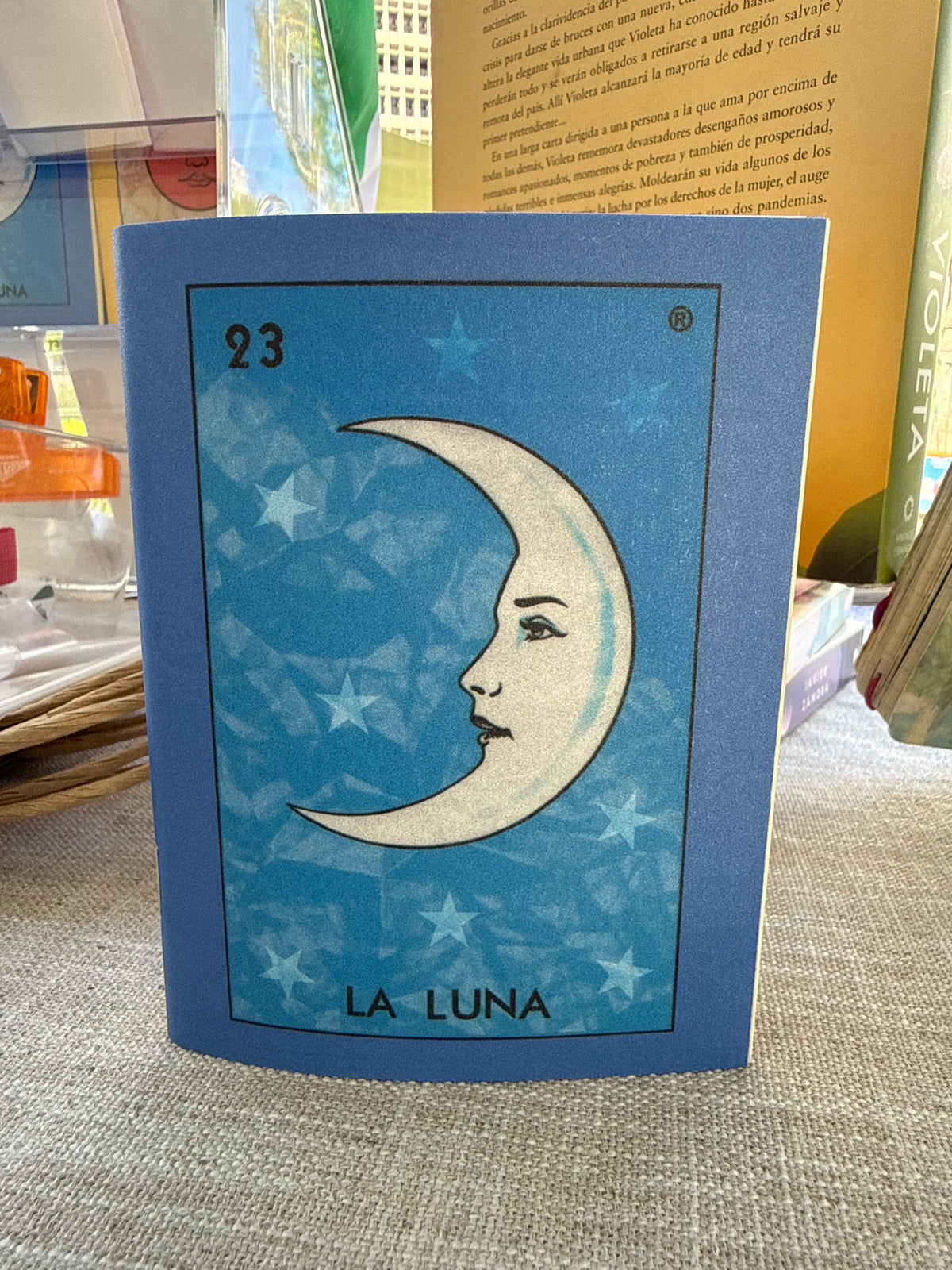 La Luna + El Sol Handmade Lotería Notebook