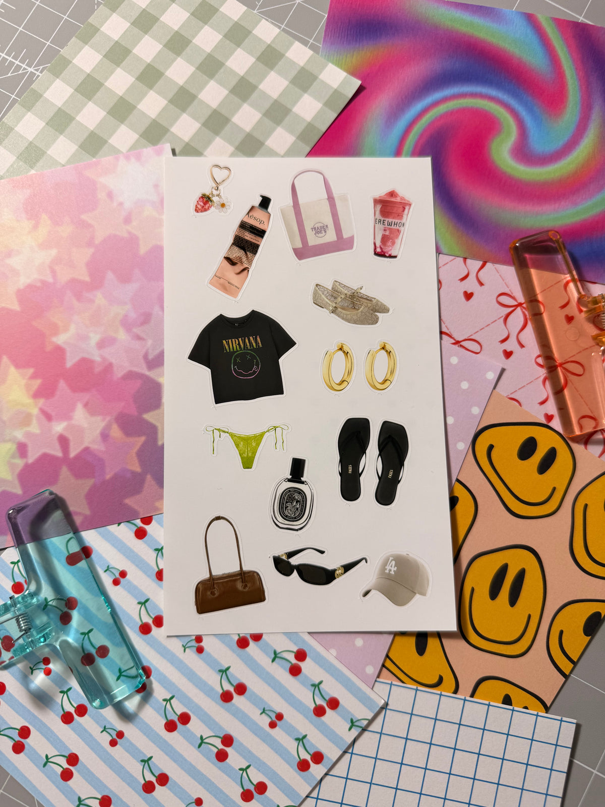 Cajita Paper Sticker Sheet