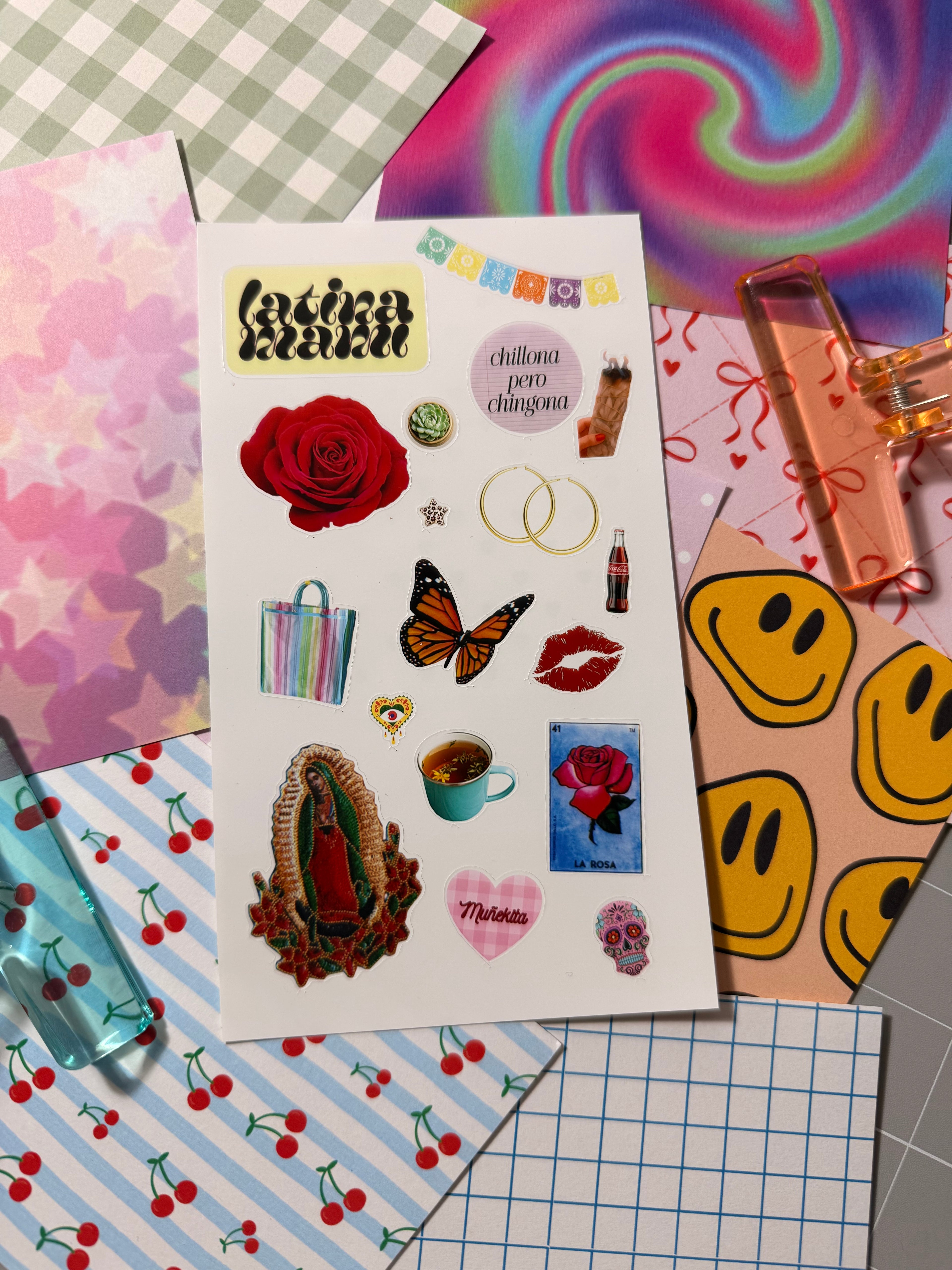Cajita Paper Sticker Sheet